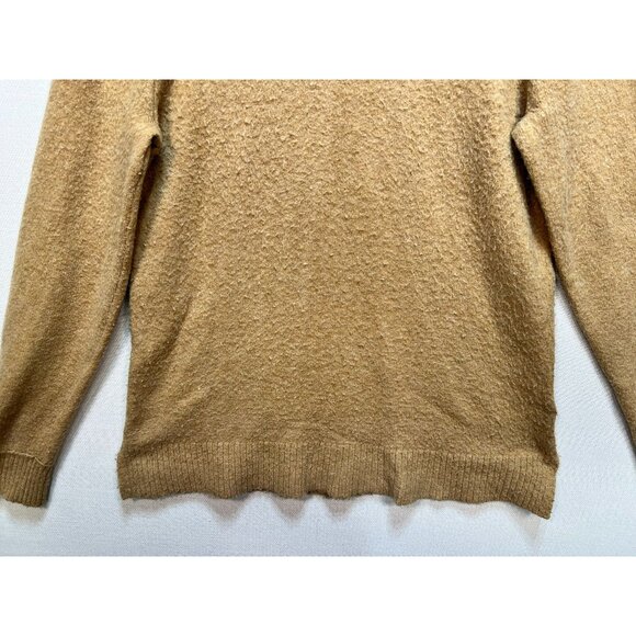 J.Crew Womens Crew Neck Pullover Sweater Medium Tan Knit Long Sleeve Casual - Picture 5 of 12